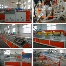 PE/PVC Wood Plastic Extruder Machine with CE and ISO